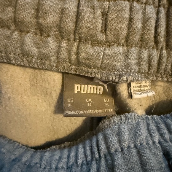 PUMA jogger sweat pants XL with cute puma stripe down the side! EUC!! - Picture 3 of 5